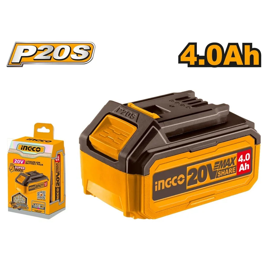 20V Lithium-Ion Battery 4Ah - INGCO